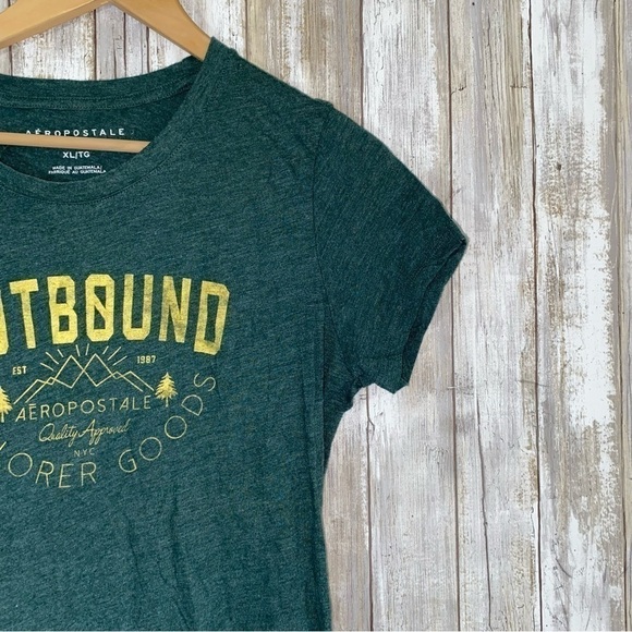 Aeropostale Green Outbound Tee - Picture 3 of 4